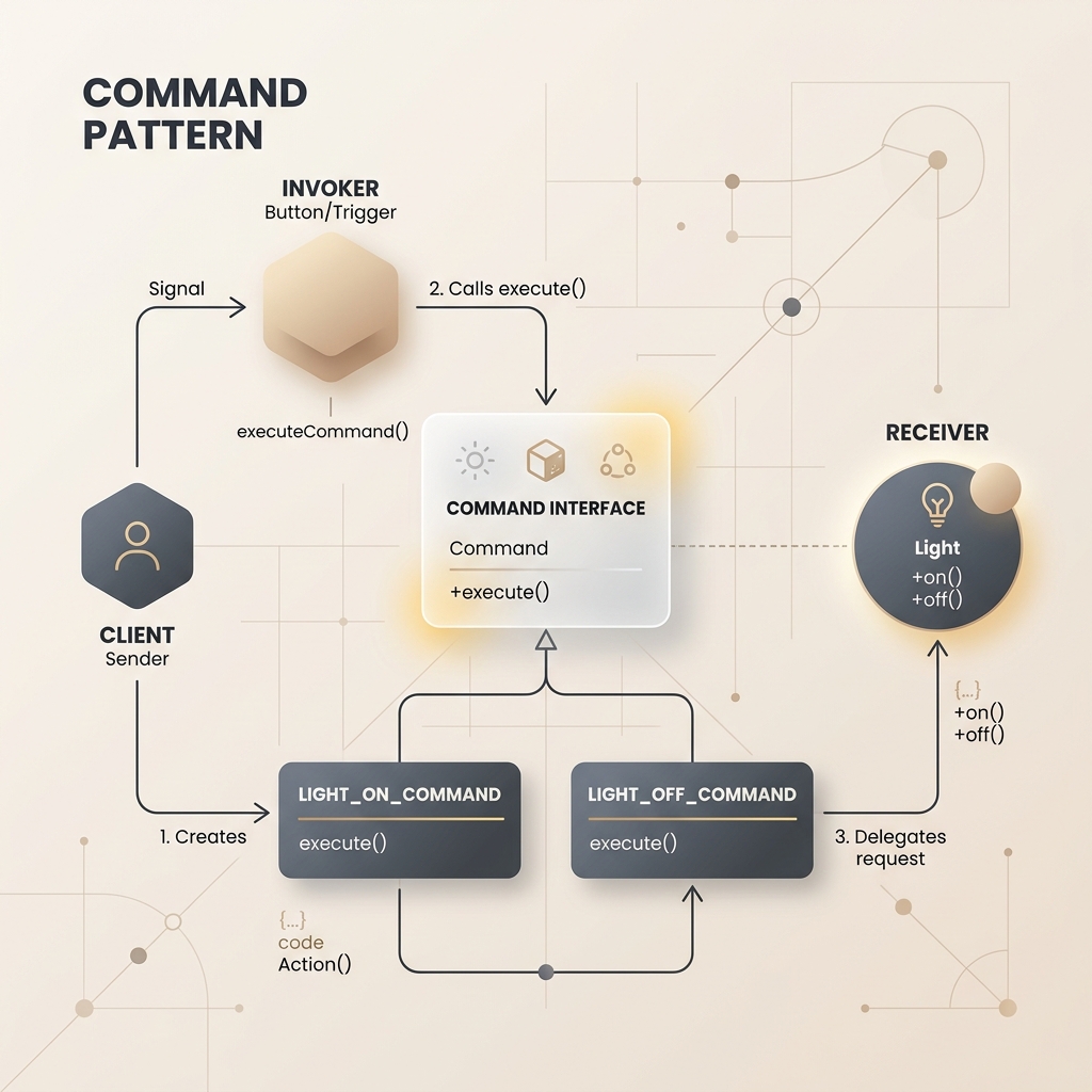 Command Design Pattern Architecture