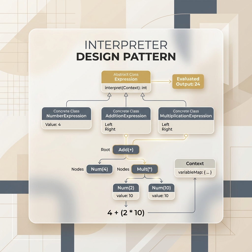 Interpreter Design Pattern Architecture