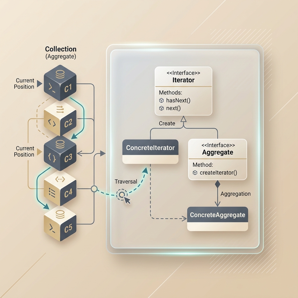 Iterator Design Pattern Architecture