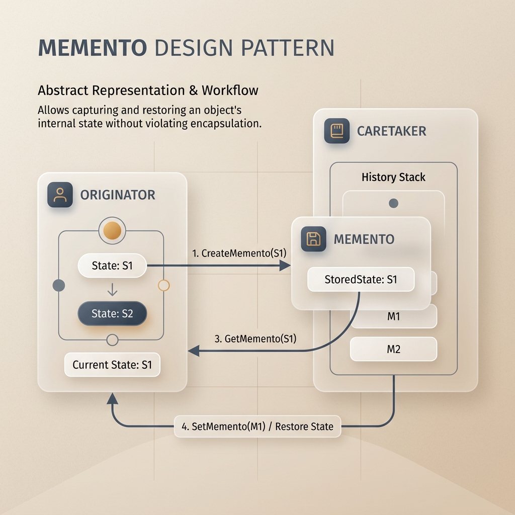Memento Design Pattern Architecture