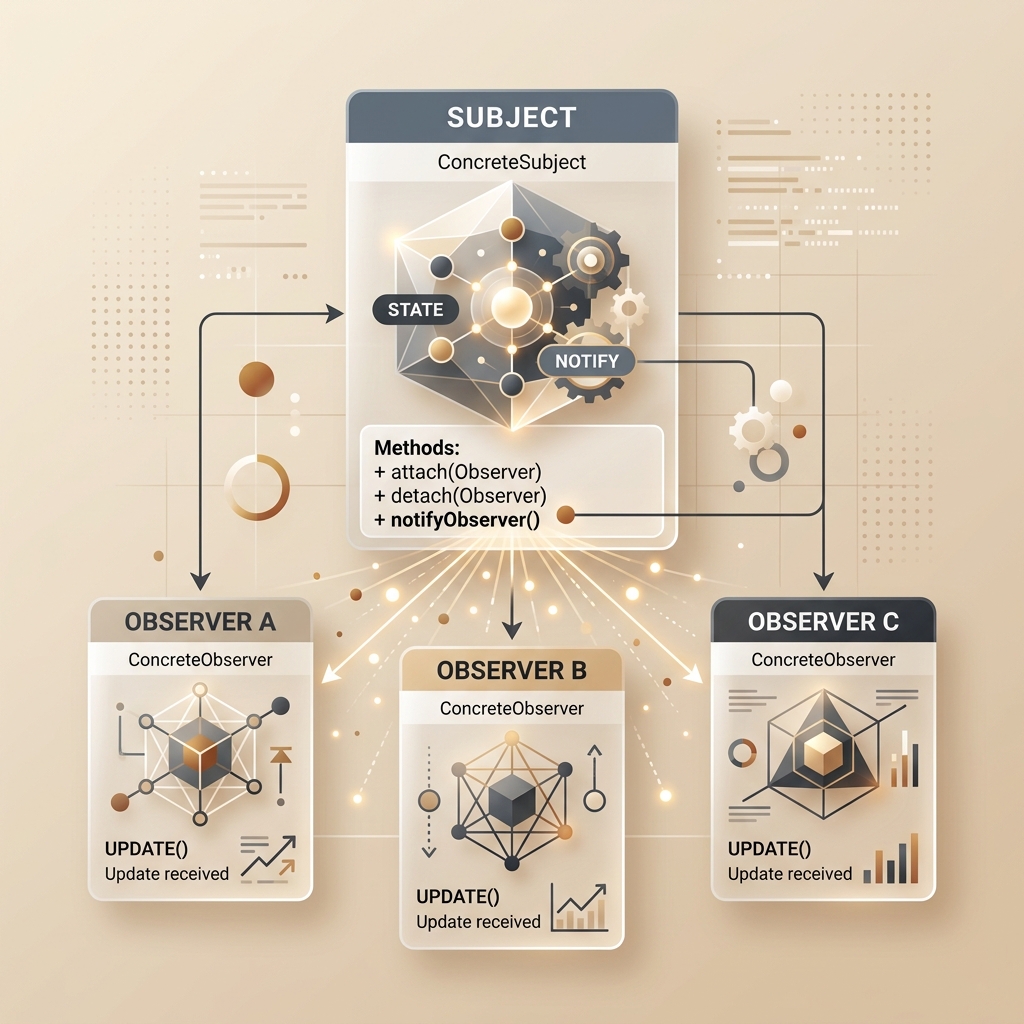 Observer Design Pattern Architecture